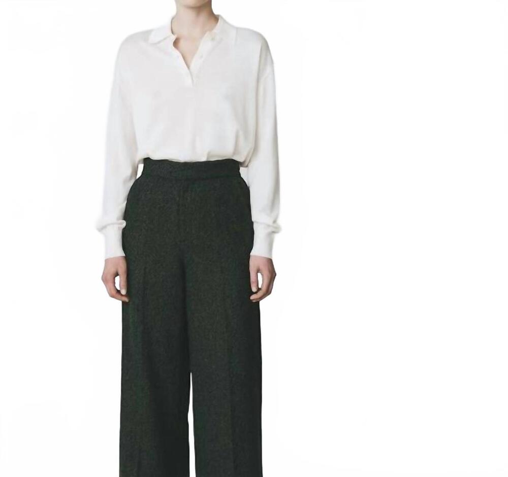 NEW RUE SOPHIE neige collared sweater in glacier